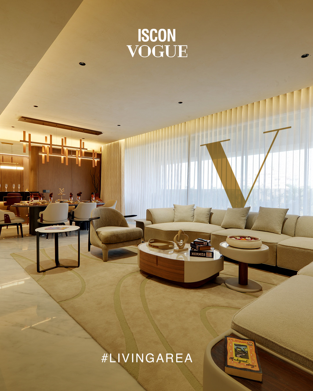 ISCON Group,  ISCONVogue, LivingArea, SampleHouseReady, MeticulouslyCrafted, FamilyLiving, CelebrityLiving
