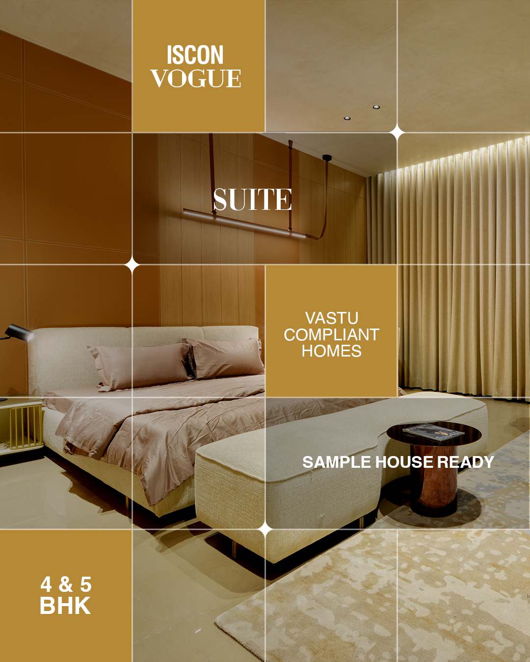 ISCON Group,  ISCONVogue, SuiteBedroom, SampleHouseReady, VastuHomes, LuxuryInteriors, MeticulouslyCrafted