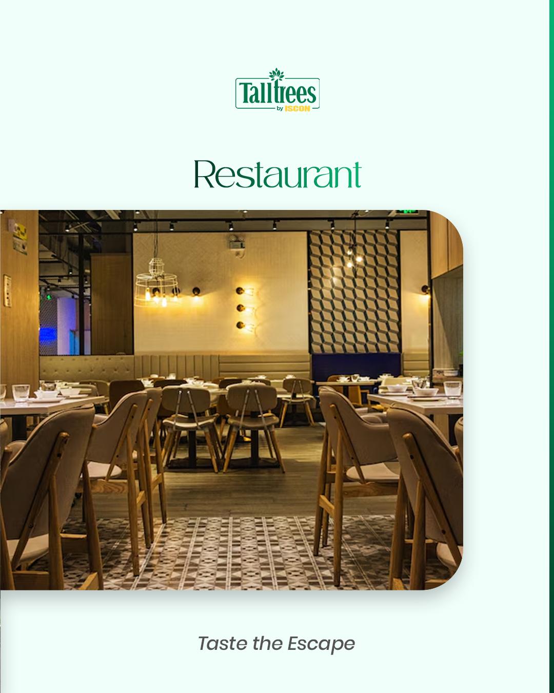 ISCON Group,  TallTrees, GastronomicDelight, FineDining, FoodieParadise, DeliciousEats, CelebrationAtTallTrees, DiningWithAView