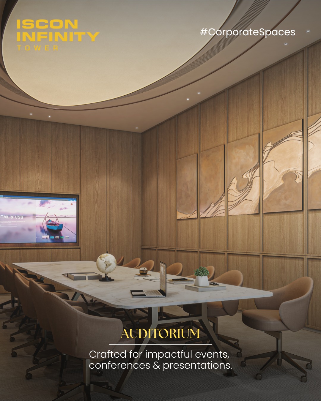 ISCON Group,  IsconInfinity, BusinessSpace, SuratBusiness, FutureReady, CorporateLife, WorkSmart, SmartSpaces, BusinessHub, InnovationAtWork, SuccessStartsHere