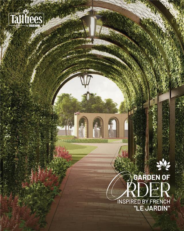 ISCON Group,  IsconTallTrees, LeJardin, GardenOfOrder, AhmedabadLiving, NatureInspired, LuxuryLiving
