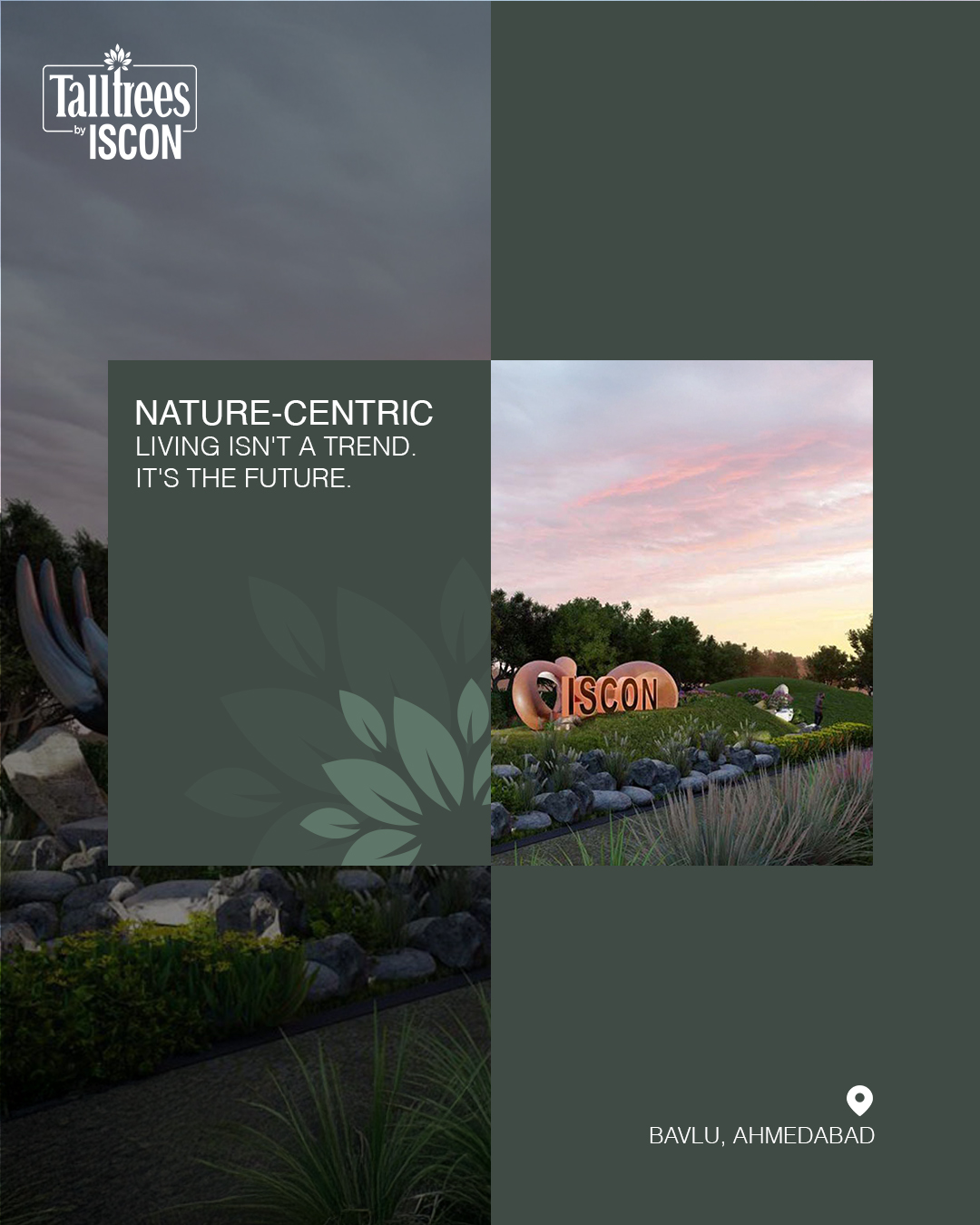 ISCON Group,  TalltreesByISCON, NatureCentricLiving, BavluAhmedabad, GreenLiving, ISCONGroup