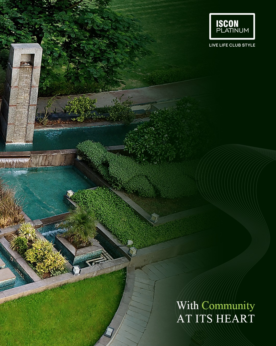 ISCON Group,  IsconPlatinum, VibrantCommunity, EndlessCelebrations, LiveInJoy, CommunitySpirit, CelebrateLife