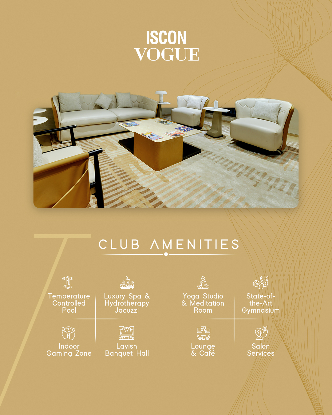 ISCON Group,  ISCONVogue, ClubAmenities, LuxuryFacilities, CelebrityLifestyle, ExclusiveLiving